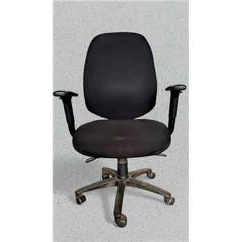 Used Black Office Chair with Lumbar pump