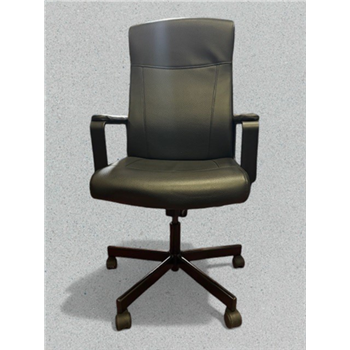 MILLBERGET Swivel chair, Murum black