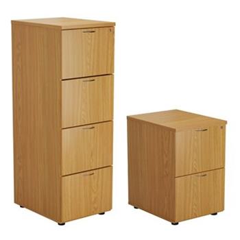 Start 2-Drawer & 4-Drawer Filing Cabinets (Oak)