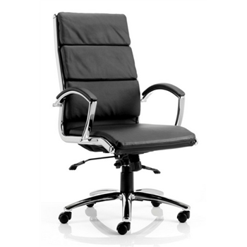 Classic High Back Managerial Chair - Black