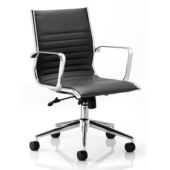 Ritz Medium Back Executive Chair - Black