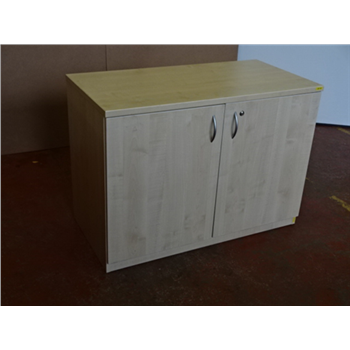 Second Hand Desk High Stationary Cupboard in Maple