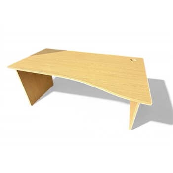 Used 1600 Oak Wave Desk