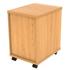 Primus Mobile Pedestal - Back View - Beech