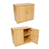 CK 730 High (Desk High)  Double Door Cupboard - Beech