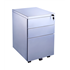 CK 3-Drawer Silver Mobile Pedestal