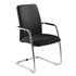 Venus High Back Chrome Cantilever Arm Chair