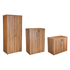 CK Executive Double Door Stationery Cupboards - American Black Walnut