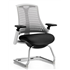 Flexi White Cantilever Chair