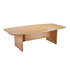 CK 2.4m Boat-Shaped Boardroom Table - Light Oak