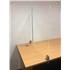 Excel Desk Mounted Protective Return Screen - 800w x 750h Fitted To 800 Deep Desk