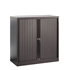 Bisley Short Tambour Cupboard - Black