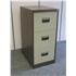 Second Hand Silverline Midi 3 Drawer Filing Cabinet in Coffee Cream