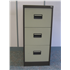 Second Hand Sliverline Midi 3 Drawer Filing Cabinet in Coffee Cream