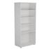 Start Wooden Bookcase - 1.8m High - White
