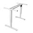 Height Adjustable Desk Frame - White