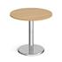 Pisa Round Cafe Table - Oak