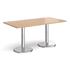 Pisa Rectangular Cafe Table 1600mm - Beech