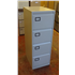 Used Triumph Trilogy 4 Drawer Filing Cabinet In Light Grey CKU1632
