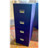 Blue Midi 4 Drawer Filing Cabinets