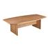 CK 2.4m Boat-Shaped Boardroom Table - American Black Walnut