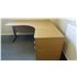 Used CityDesk 1600 Beech Radial With Desk High Pedestal