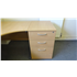 Used CityDesk 1600 Beech Radial With Desk High Pedestal