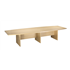 CK 3.6m Boat-Shaped Boardroom Table - Oak