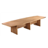 CK 3.6m Boat-Shaped Boardroom Table - American Black  Walnut