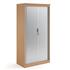 Wooden Tambour Cupboards 2000mm - Beech