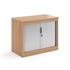 Wooden Tambour Cupboards 800mm - Beech