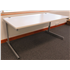 Used White 1600 Desk with Pedestal CKU1883