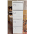 2 Drawer Filing Cabinet stacked to provide 4 draw option