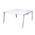 CK White A-Frame Bench Desking - Back-To-Back