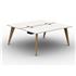 Pyramid Wood Bench Back To Back Starter Module