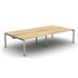 Soho 2 4-Person Bench Desk