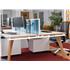 Fuze Wooden Leg Bench Desks