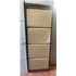 Damaged 4 Drawer Executive Filing Cabinet Light Grey