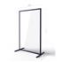 Floor Standing Perspex Screens On Feet 1600h x 1000w