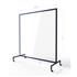 Floor Standing Perspex Screens On Wheels 1800h x 1600w