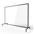 Floor Standing Perspex Screens On Adjustable Feet 1800h x 2400w