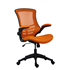 CK2 Orange Mesh Operator Chair