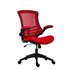 CK2R RED Mesh Operator Chair