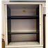White Tambour Cupboard with Two Shelves