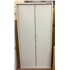 Used Silver Tambour Cupboard
