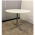 Circular 900mm Meeting Tables With Chrome Base