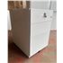 CK White Metal Pedestal Drawer Unit Used