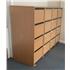 Beech 4 Drawer Filing Cabinets With Grey Handles