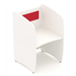 Study Booth Starter Unit 800mm Wide - White - With Pinboard