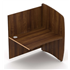 Study Booth Add-On Unit 1000mm Wide - Walnut